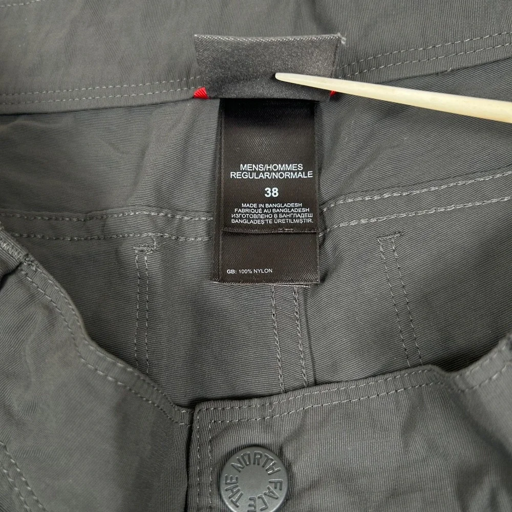 North Face Shorts Men's Size 38 Gray Hiking Cargo Outdoor 100% Nylon‎